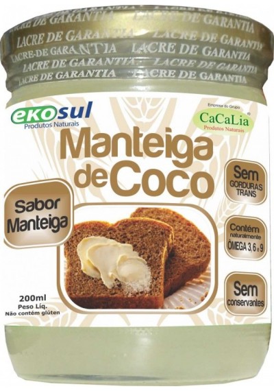Manteiga de Coco CaCaLia 200mL